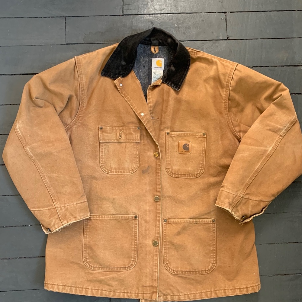 carhartt jacket brown